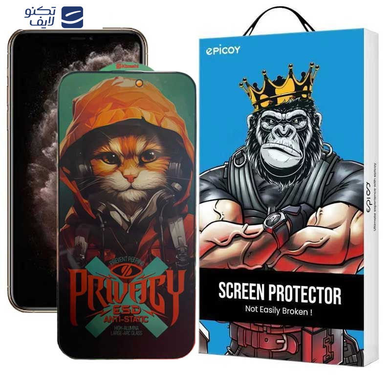 محافظ صفحه نمایش حریم شخصی اپیکوی مدل Hoodie Cat مناسب برای گوشی موبایل اپل iPhone 11 Pro Max/ Xs Max محافظ صفحه نمایش حریم شخصی اپیکوی مدل Hoodie Cat مناسب برای گوشی موبایل اپل iPhone 11 Pro Max/ Xs Max