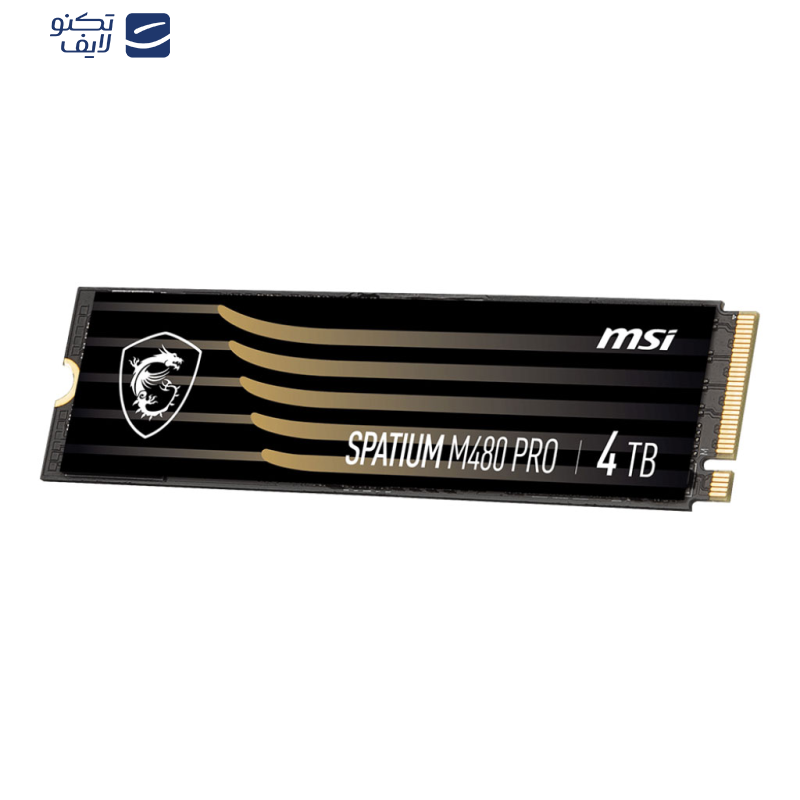 اس اس دی اینترنال ام اس آی مدل SPATIUM M480 PRO PCIe 4.0 NVMe M.2 ظرفیت 4 ترابایت اس اس دی اینترنال ام اس آی مدل SPATIUM M480 PRO PCIe 4.0 NVMe M.2 ظرفیت 4 ترابایت