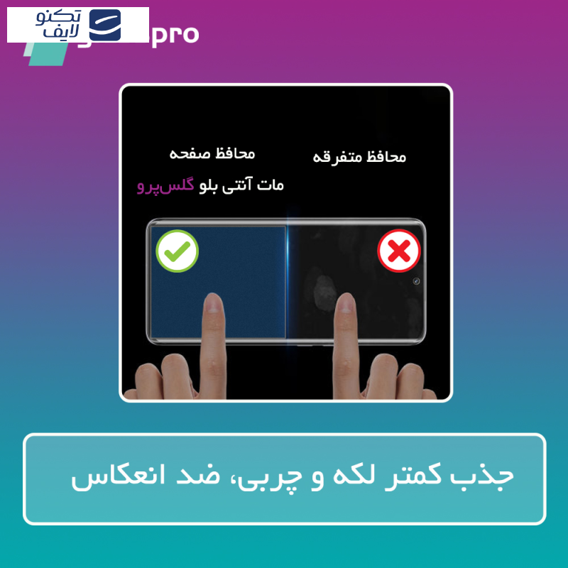 محافظ صفحه نمایش مات ضد اشعه آبی گلس پرو مدل Resistant مناسب برای گوشی موبایل شیائومی Redmi 14C 