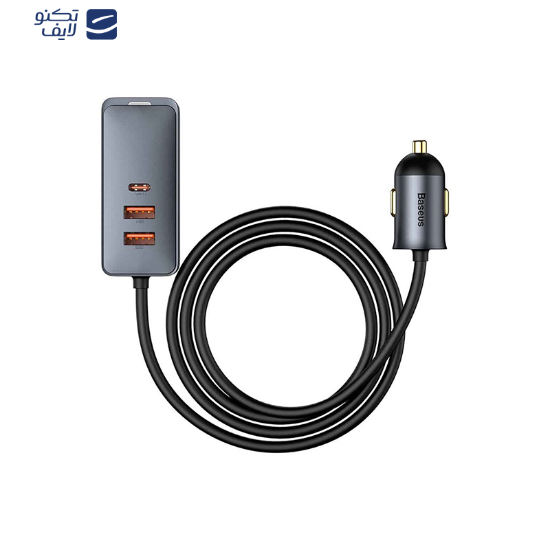 شارژر فندکی 120 وات بیسوس مدل CCBX-120C2X شارژر فندکی 120 وات بیسوس مدل CCBX-120C2X