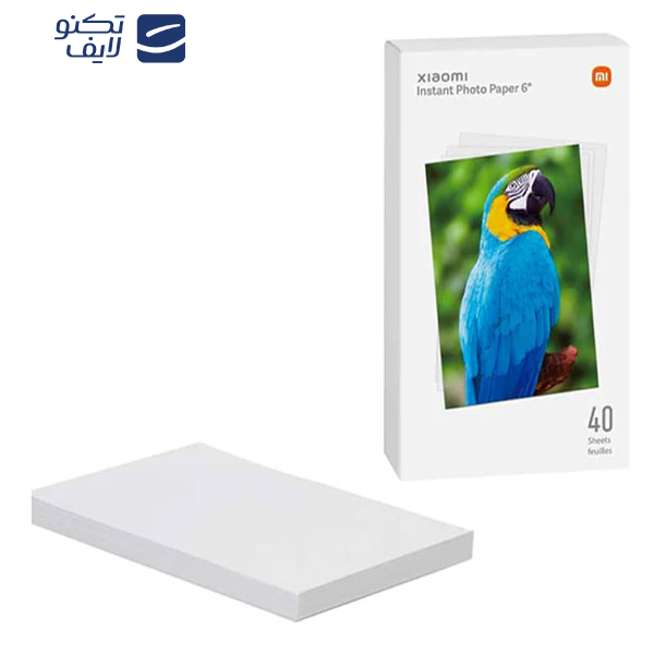 کاغذ چاپ سریع شیائومی مدل 6 Instant Photo Paper بسته 40 عددی