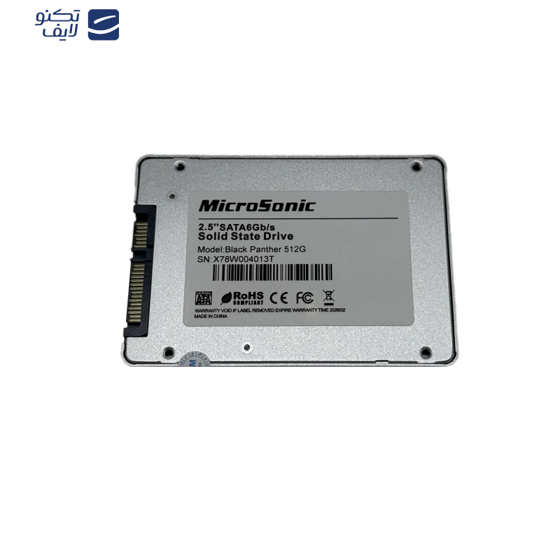 اس اس دی اینترنال میکروسونیک مدل PANTHER ظرفیت 512 گیگابایت