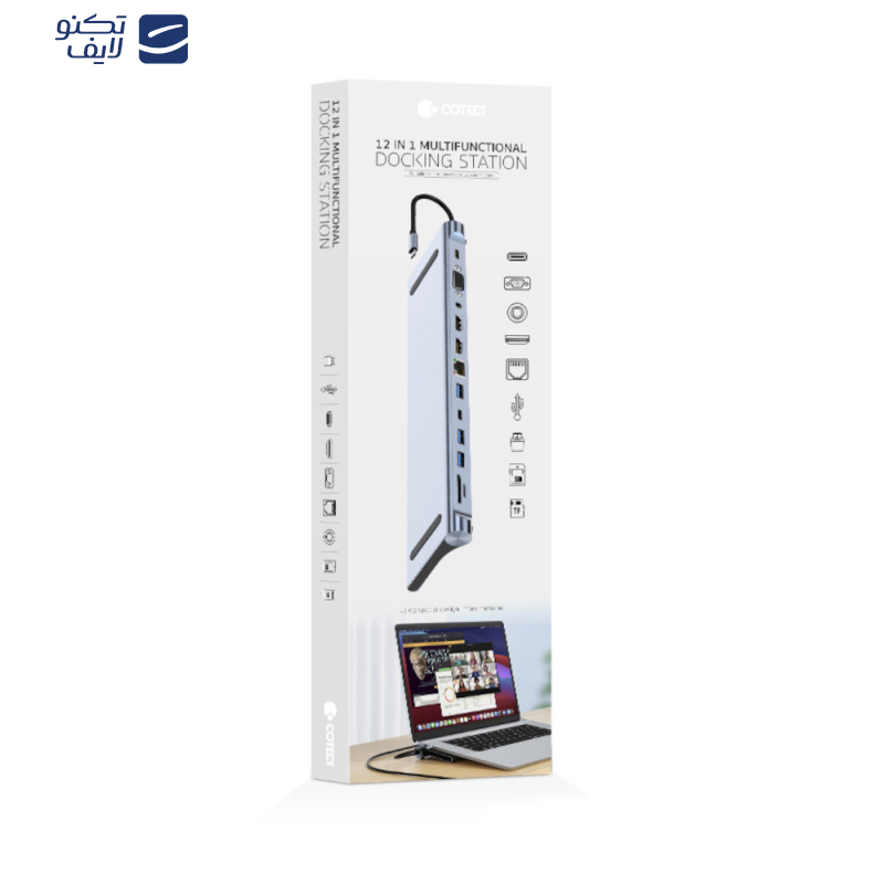 هاب 12 پورت USB-C کوتسی مدل 16014