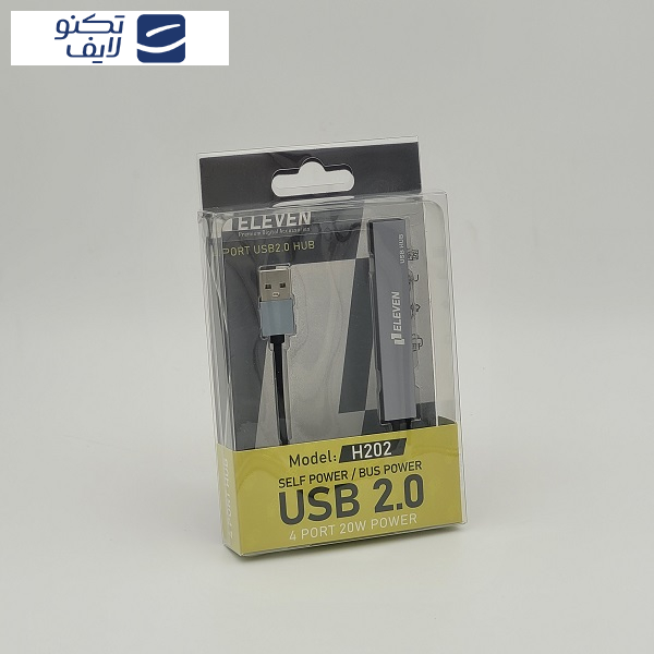 هاب 4 پورت USB 2.0 ایلون مدل H202 هاب 4 پورت USB 2.0 ایلون مدل H202