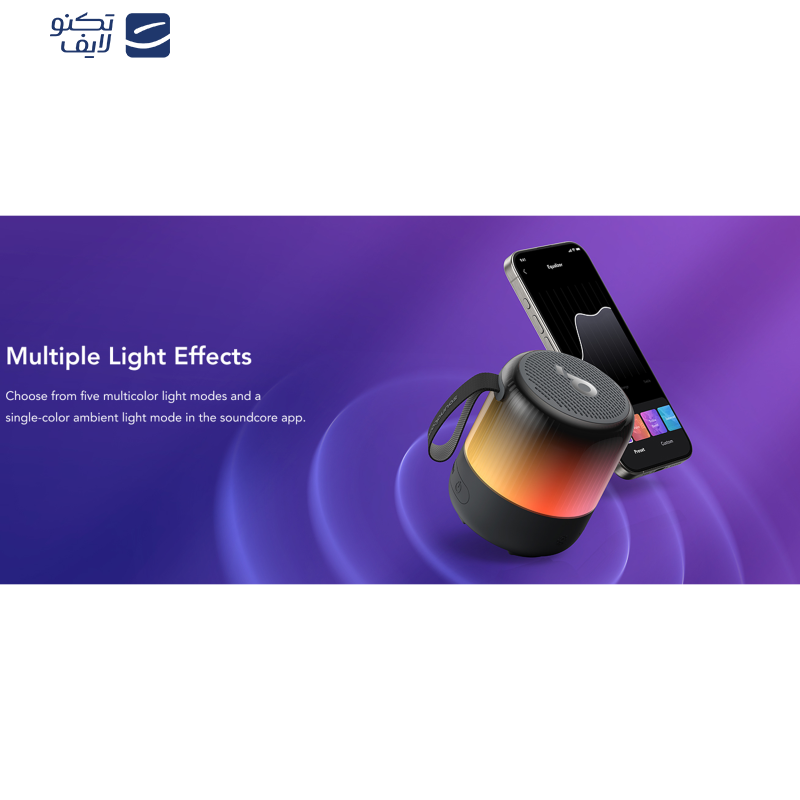 اسپیکر بلوتوثی قابل حمل انکر مدل Glow Mini A3136011