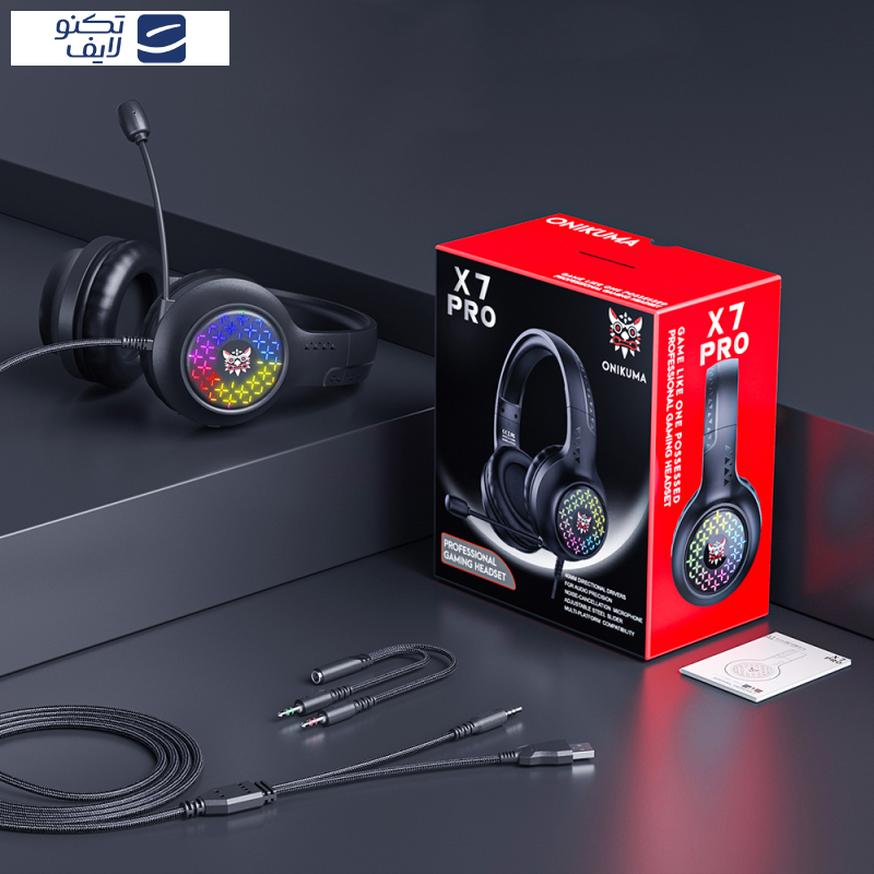 هدست مخصوص بازی اونیکوما مدل X7 PRO