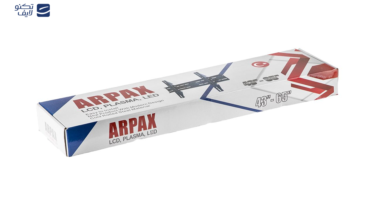 پایه دیواری ارپاکس مدل T4 مناسب برای تلویزیون 43 تا 65 اینچ