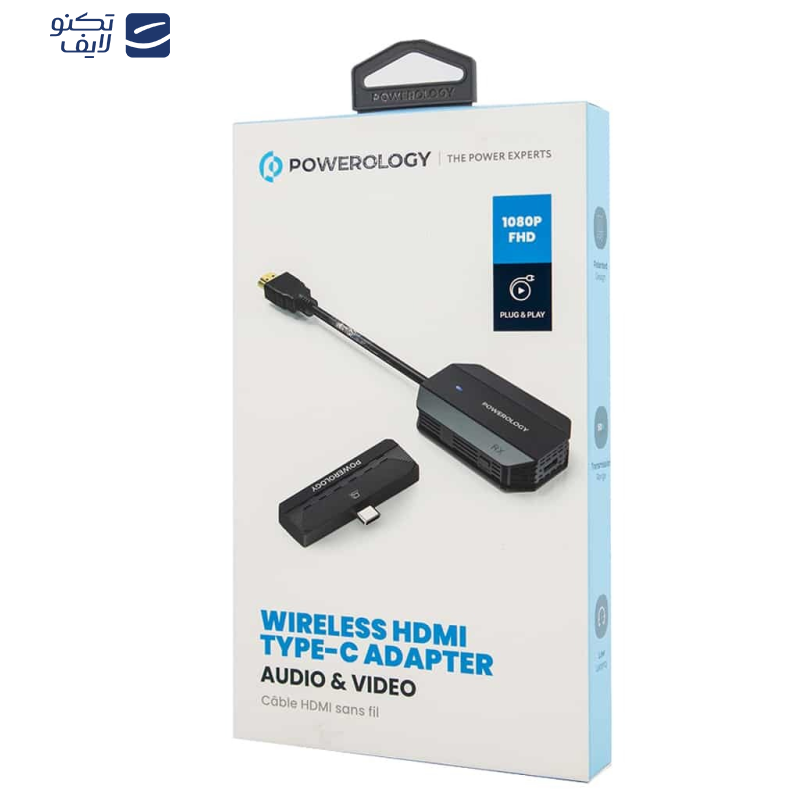 دانگل HDMI انتقال تصویری پاورولوژی مدل PHDMACBK  