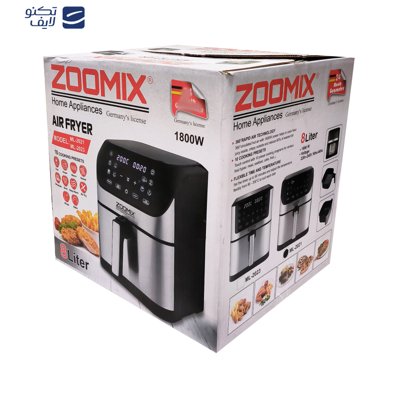 سرخ کن بدون روغن زومیکس مدل ML-2021