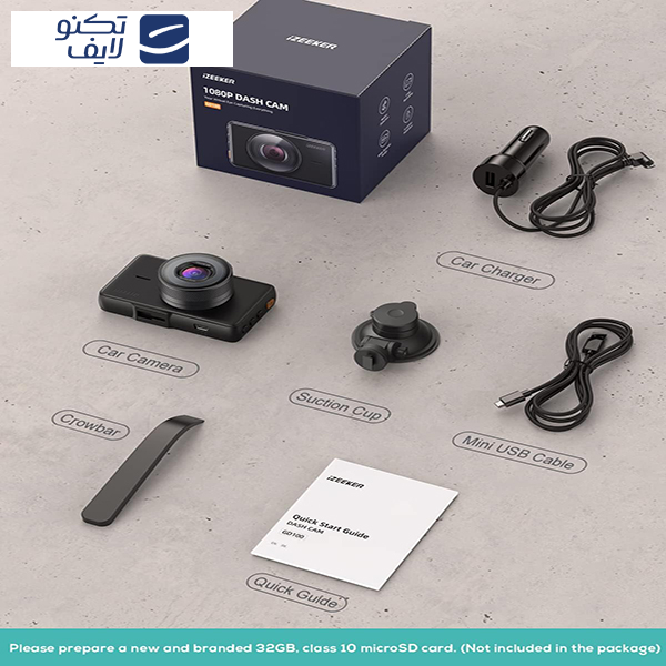 دوربین ثبت وقایع خودرو آی زیکر مدل GD100