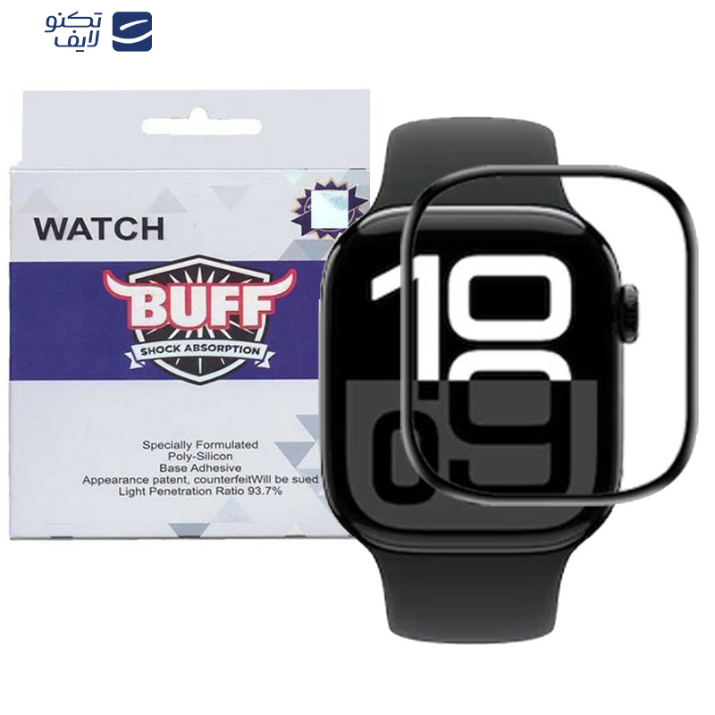 محافظ صفحه نمایش بوف مدل FullGlue مناسب برای اپل واچ سری 10 سایز 42 میلی متری محافظ صفحه نمایش بوف مدل FullGlue مناسب برای اپل واچ سری 10 سایز 42 میلی متری