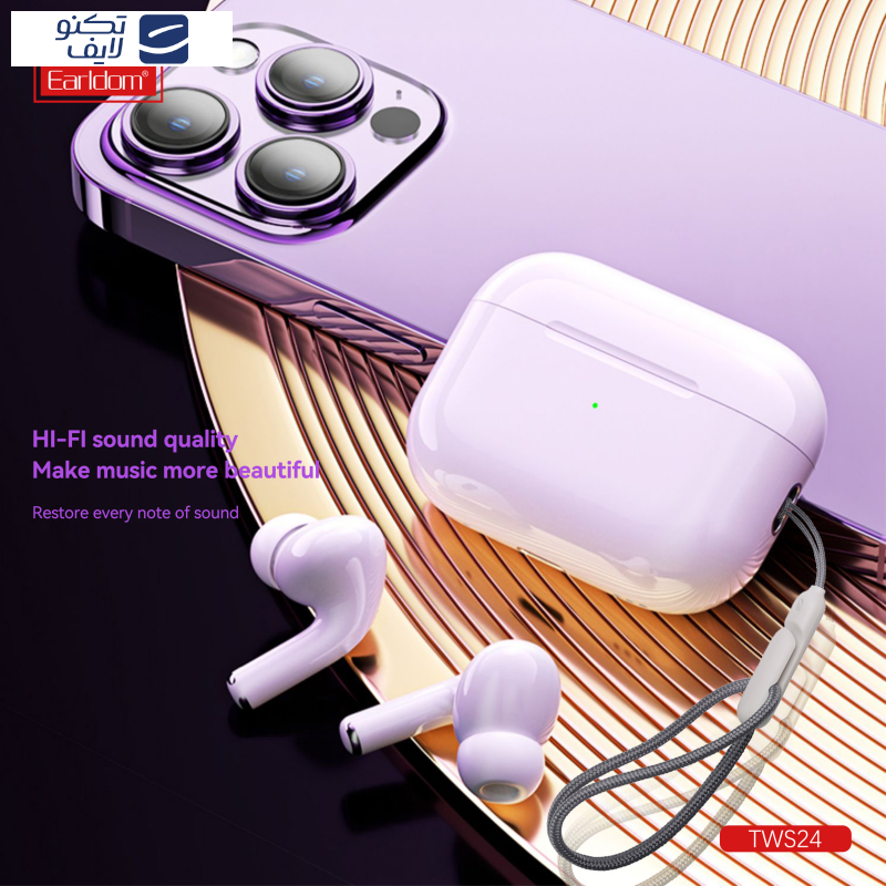 هدفون بلوتوثی ارلدام مدل AirPod Pro2 TWS24