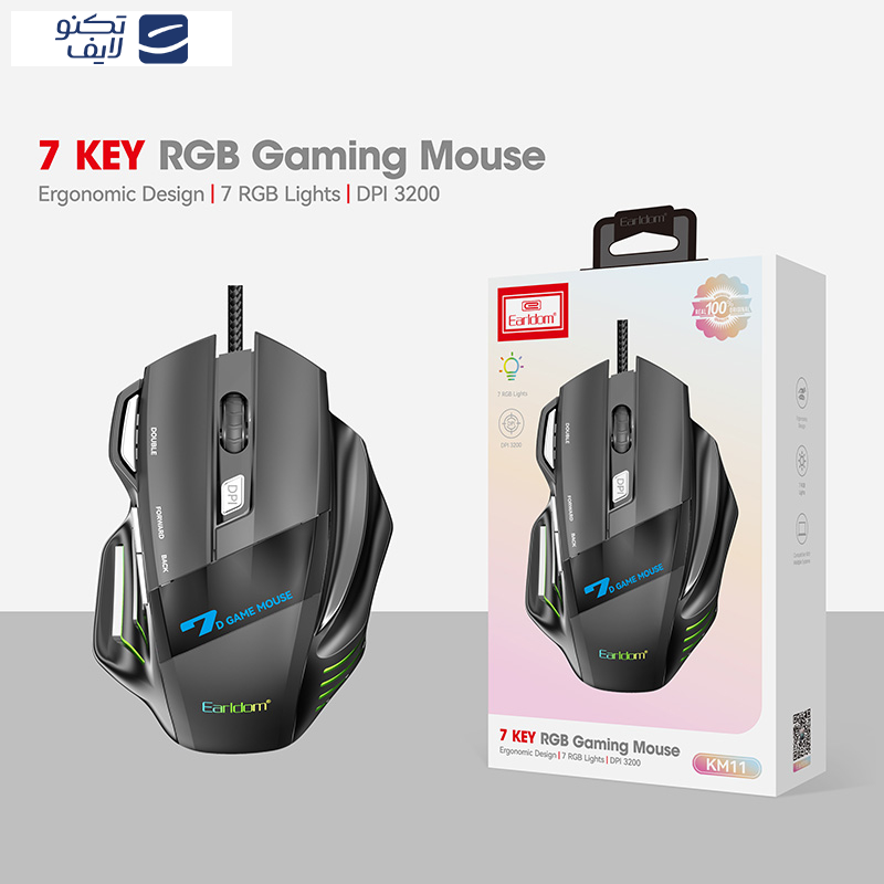 ماوس مخصوص بازی ارلدام مدل ET-KM11