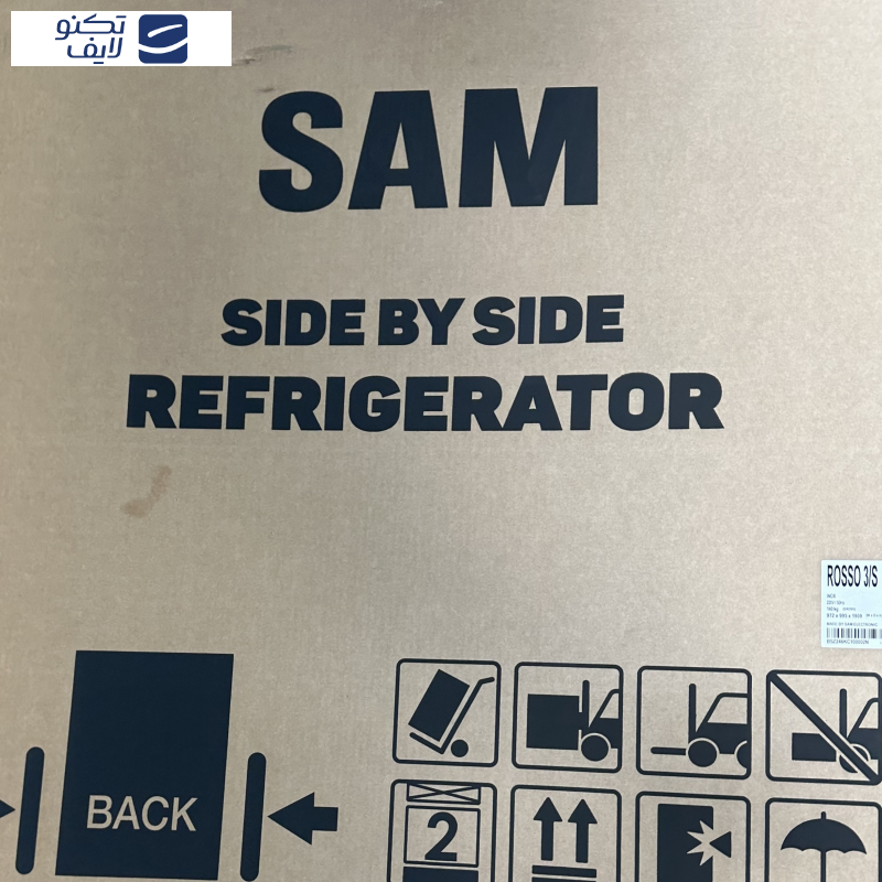 یخچال و فریزر ساید بای ساید 32 فوت سام مدل ROSSO 3/S