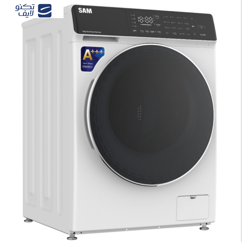 ماشین لباسشویی سام الکترونیک مدل DD-P1485/W ظرفیت 9 کیلوگرم