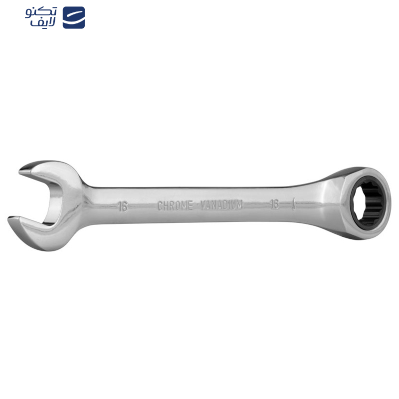 آچار یکسر تخت و یک سر جغجغه رونیکس مدل RH-2166 سایز 16