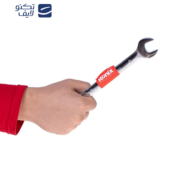 آچار یکسر تخت یکسر جغجغه ای رونیکس مدل RH-2165 سایز 15 میلی متر