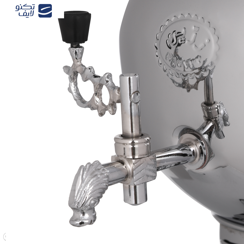 سماور گازی زرین مدل نگین ظرفیت 5 لیتر