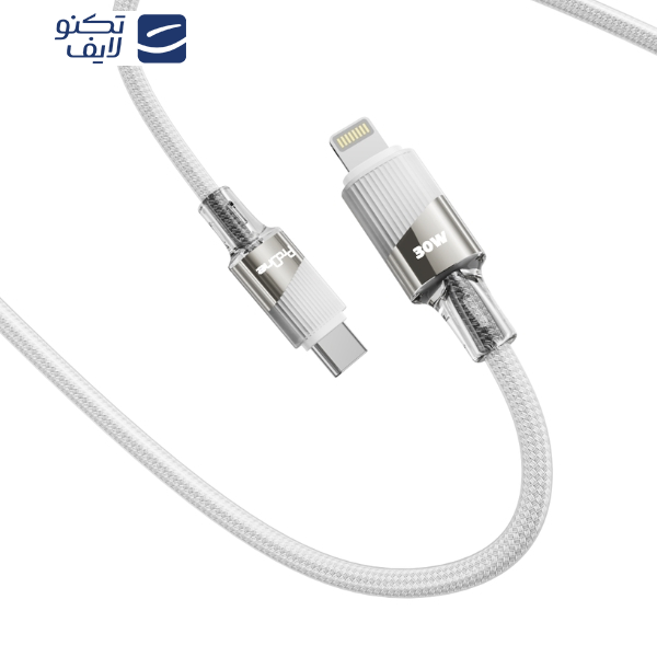 کابل تبدیل USB-C به لایتنینگ پرووان مدل PCC132 طول 1 متر کابل تبدیل USB-C به لایتنینگ پرووان مدل PCC132 طول 1 متر