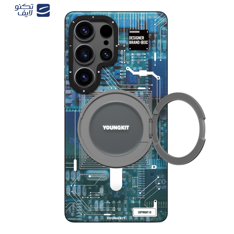 کاور یانگ کیت مدل Technology Rotating bracket مناسب برای گوشی موبایل سامسونگ Galaxy S25 Ultra کاور یانگ کیت مدل Technology Rotating bracket مناسب برای گوشی موبایل سامسونگ Galaxy S25 Ultra