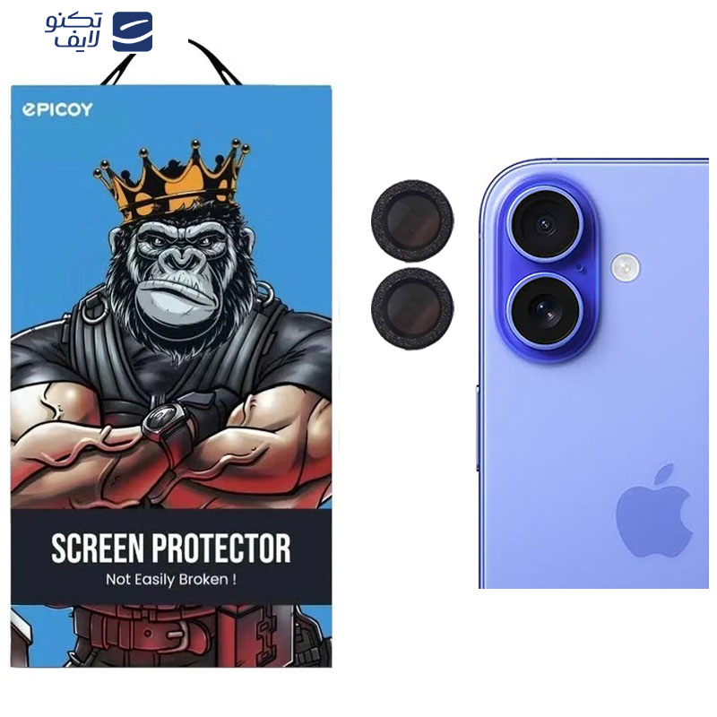 gallery-محافظ لنز دوربین گوشی اپل iPhone 16 اپیکوی مدل Chelipa Acrylic copy.png