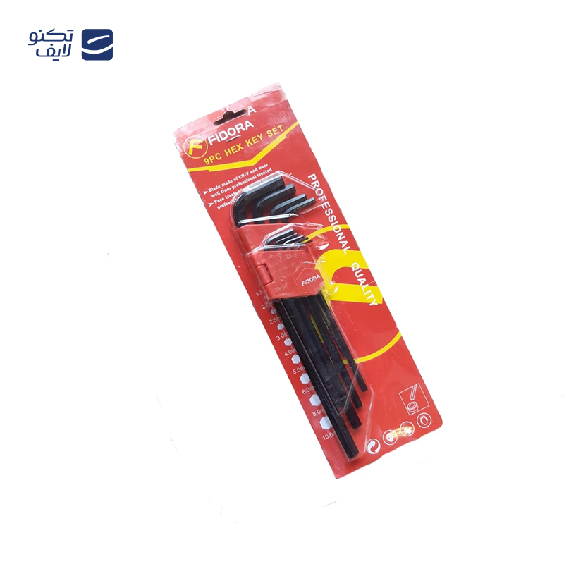 آچار آلن فیدار مدل JK22690  مجموعه 9 عددی