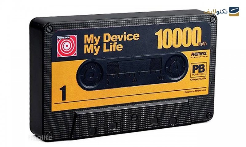 پاوربانک ریمکس مدل Tape RPP-12 با ظرفیت 10000 میلی آمپر ساعت