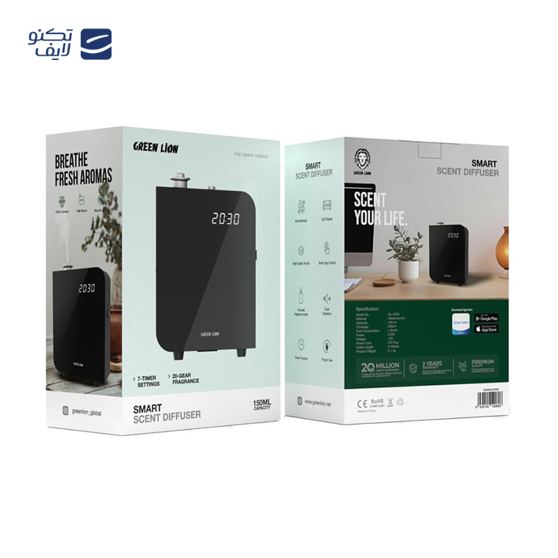 gallery-دستگاه خوشبوکننده هوا گرین لاین مدل Smart Scent Pro GNSMTFR150BK copy.png