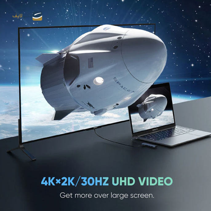 gallery-هاب USB-C یوگرین 6 پورت مدل CM195-gallery-0-TLP-10554_8e7e413f-13e1-42b2-b64d-00b6abccce03.png