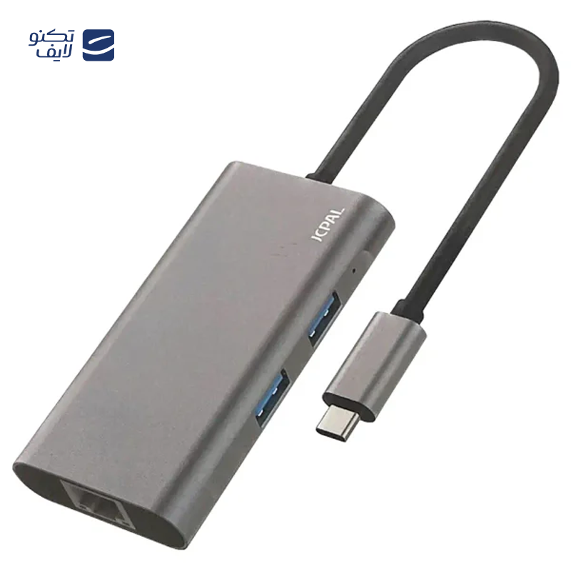 gallery-هاب تایپ سی جی سی پال 5 پورت مدل USB-C With Wireless Charger JCP6224 copy.png