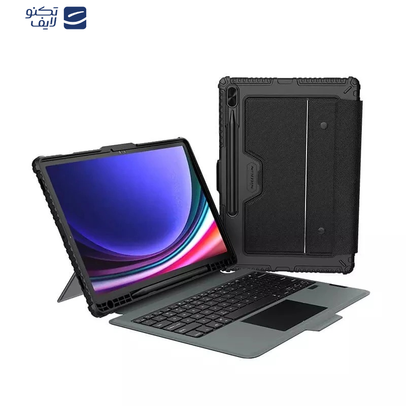 gallery-کیف کلاسوری نیلکین تبلت سامسونگ Galaxy Tab S10 Plus-S9 Plus-S8 Plus-S7 Plus-S7 Fe مدل Bumper Combo Backlit Keyboard copy.png