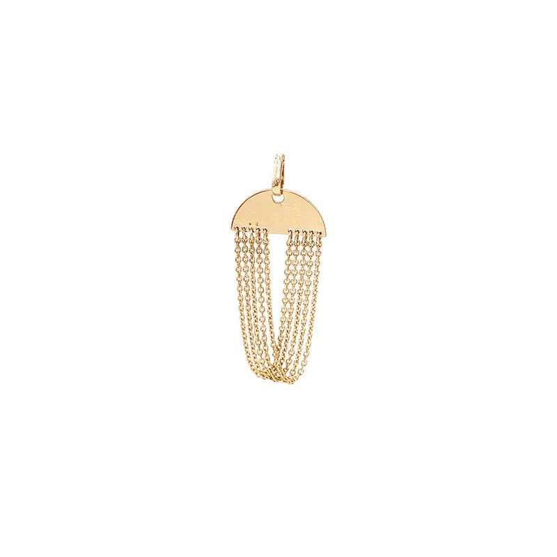 گردنبند طلا 18عیار طرح الیزابت