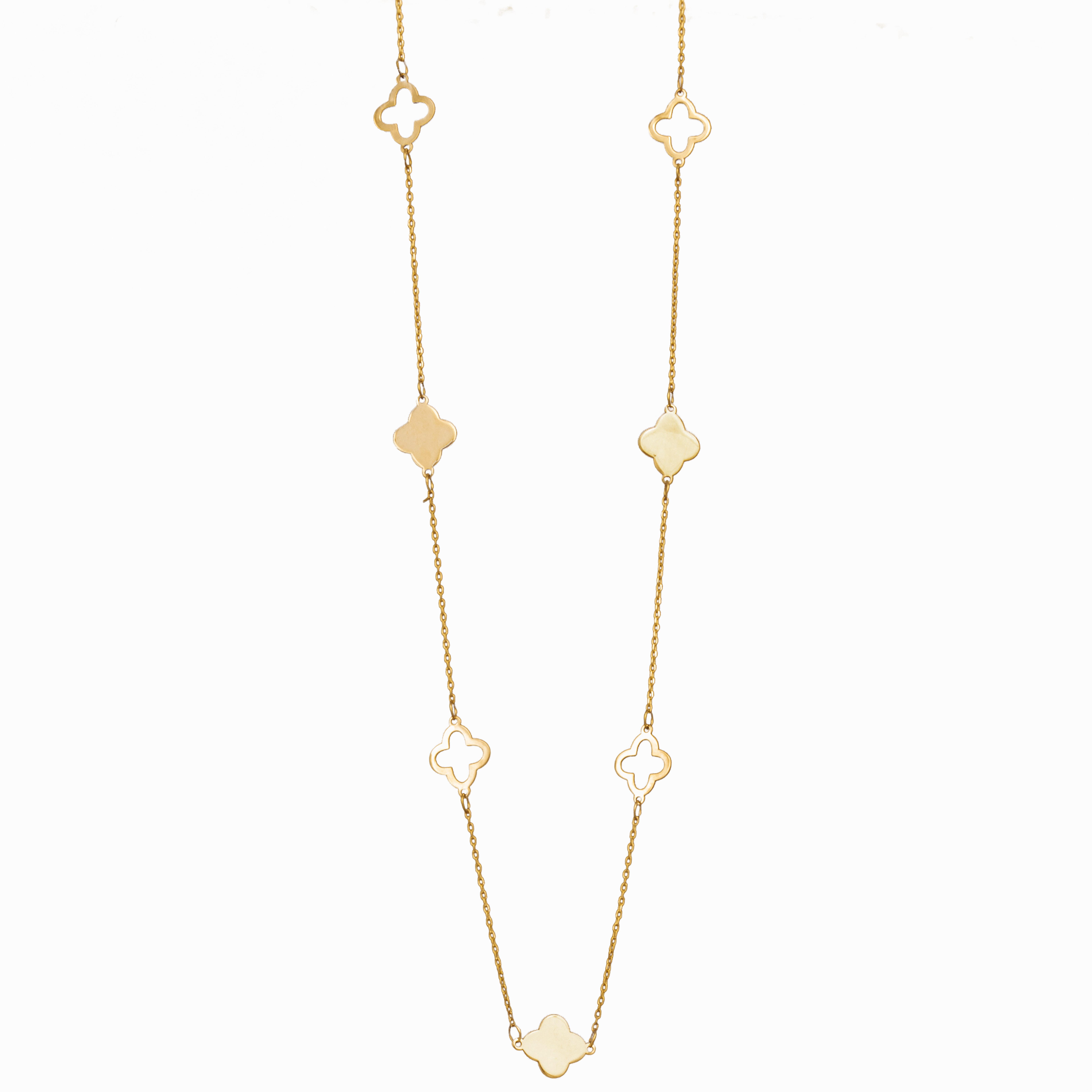 گردنبند ونکلیف مینیمال طلا 18 عیار