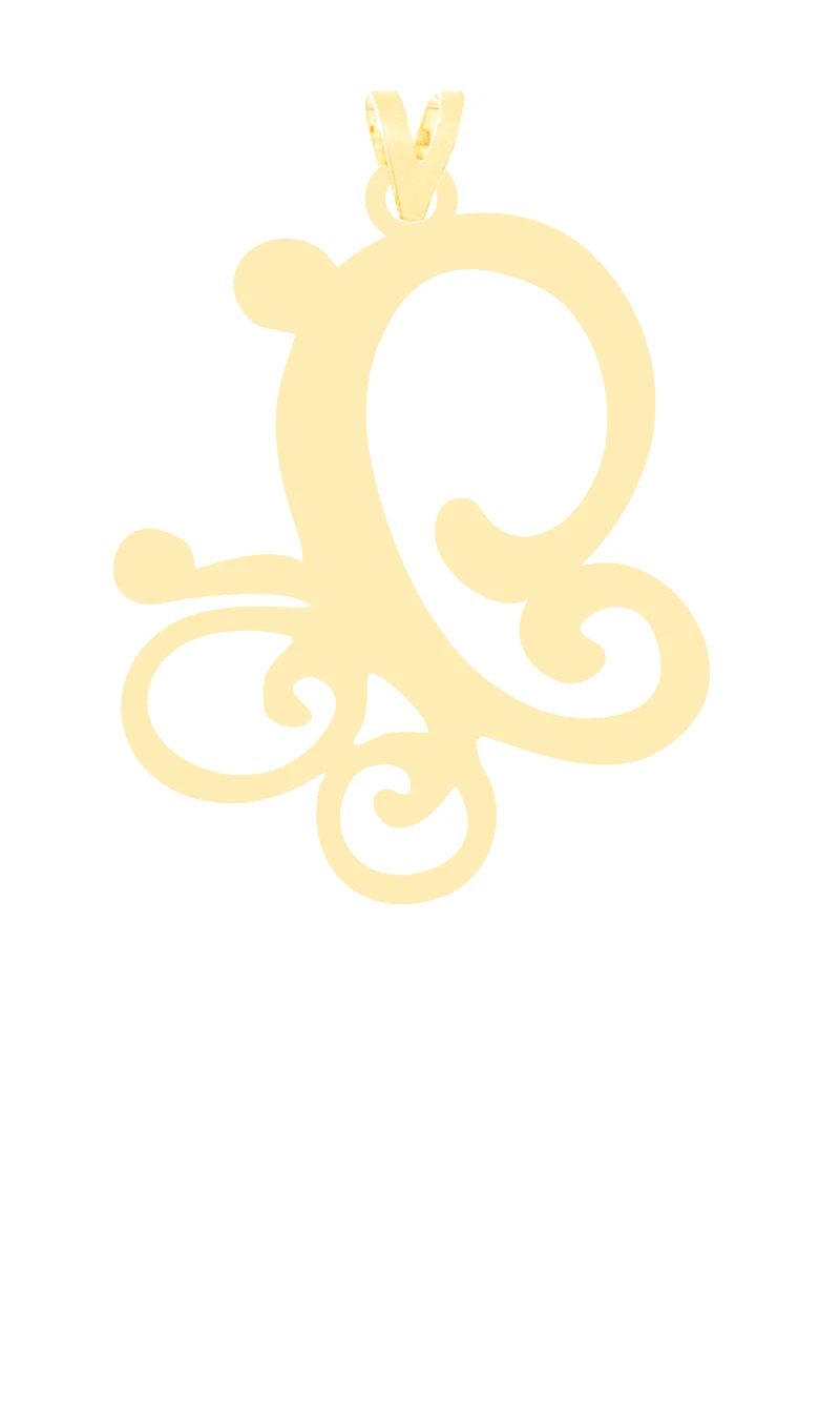 پلاک طلا 18 عیار زنانه اپال گلد مدل لیزری پروانه