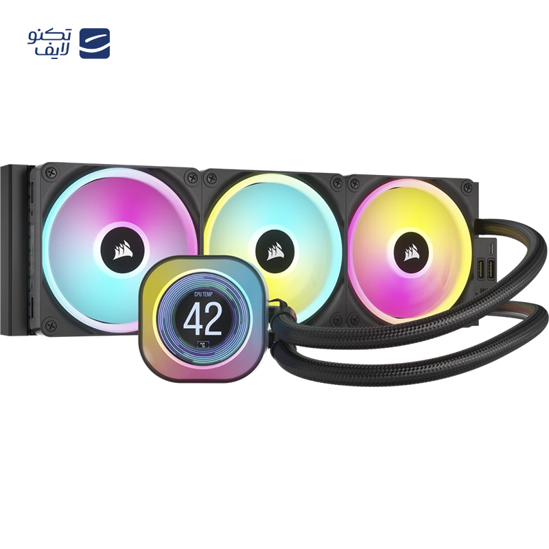gallery-خنک کننده پردازنده کورسیر مدل iCUE H150i RGB ELITE copy.png