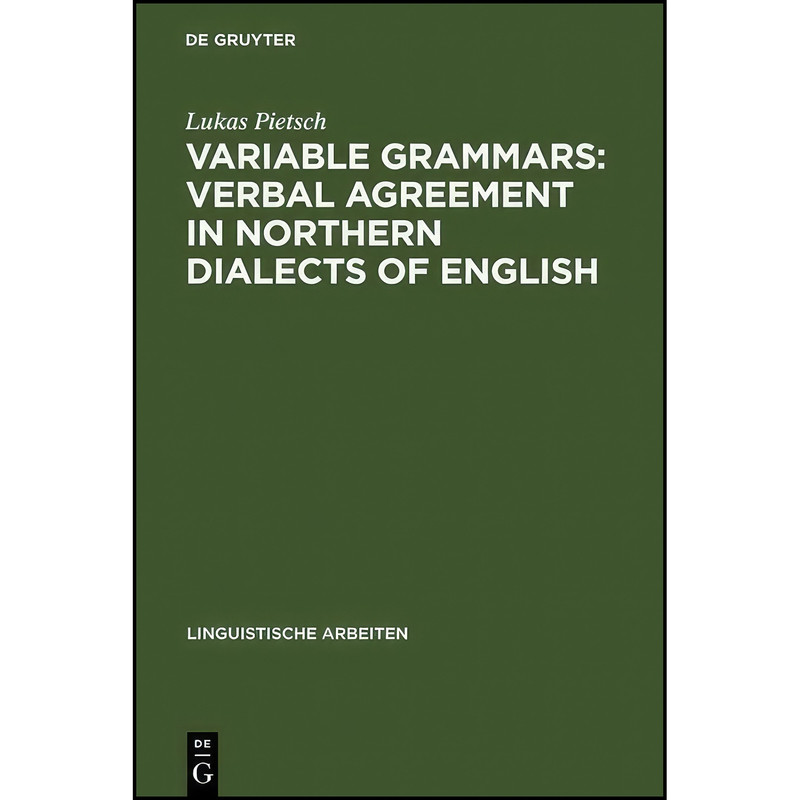 کتاب Variable Grammars اثر Lukas Pietsch انتشارات Max Niemeyer Verlag