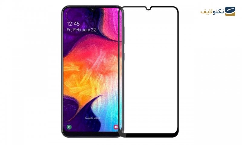 محافظ صفحه شیشه ای تمام چسب مناسب برای گوشی سامسونگ Galaxy A50s/A30S/A50