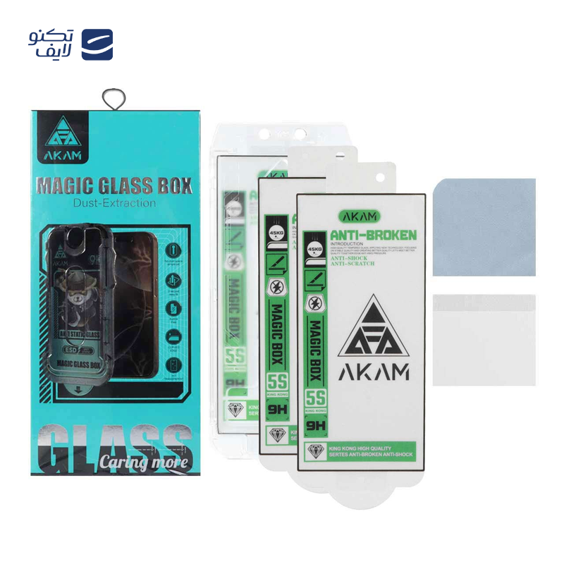 gallery-محافظ صفحه نمایش گوشی سامسونگ S25 ultra آکام مدل مجیک باکس مجموعه سه عددی copy.png