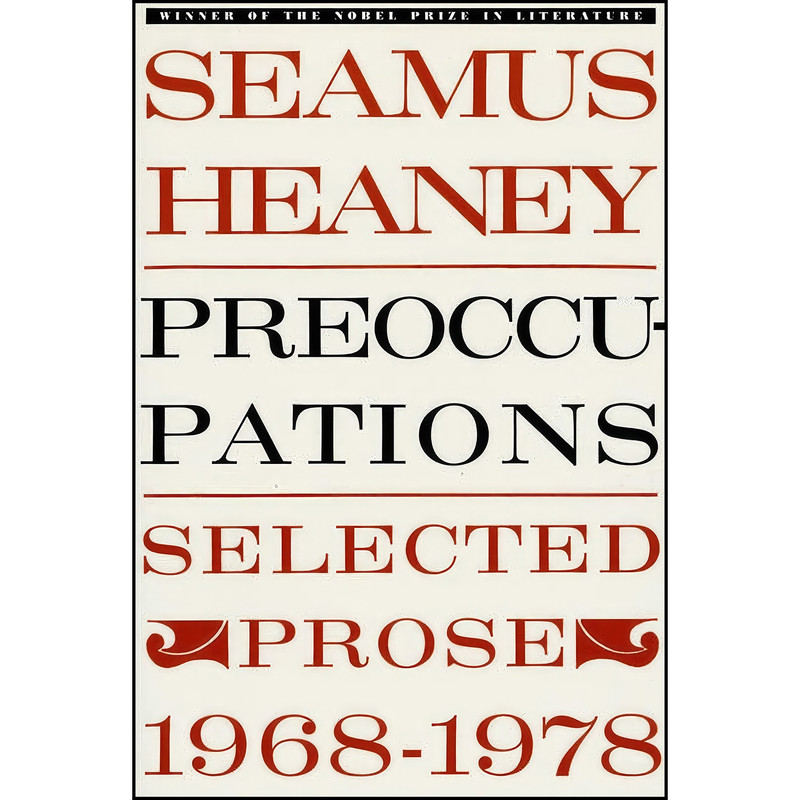 کتاب Preoccupations اثر Seamus Heaney انتشارات Farrar, Straus and Giroux