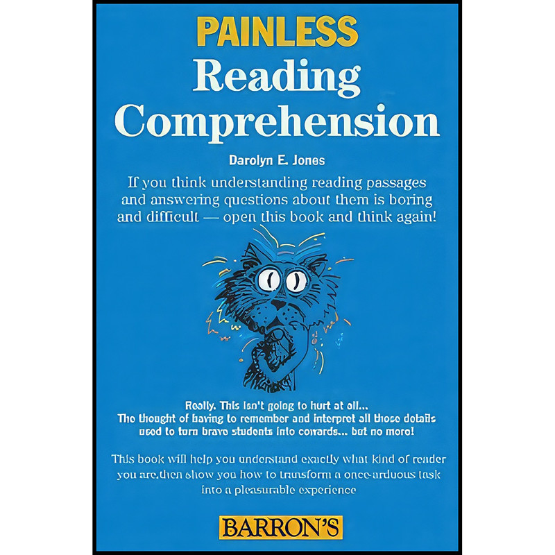 کتاب Painless Reading Comprehension اثر Darolyn Jones انتشارات Barron's Educational Series