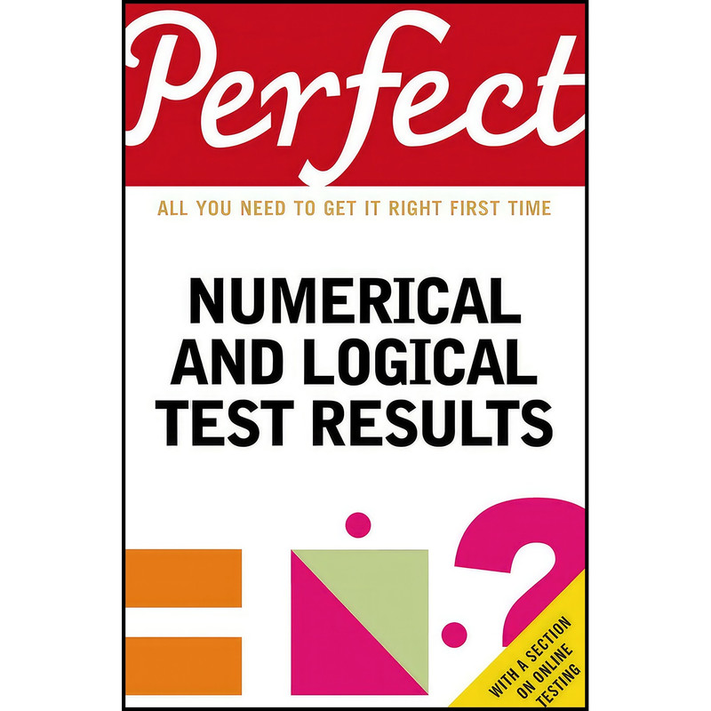 کتاب Perfect Numerical and Logical Test Results اثر Joanna Moutafi and Marianna Moutafi انتشارات Random House UK