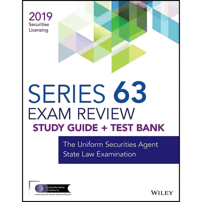 کتاب Wiley Series 63 Securities Licensing Exam Review 2019 + Test Bank اثر Wiley انتشارات Wiley