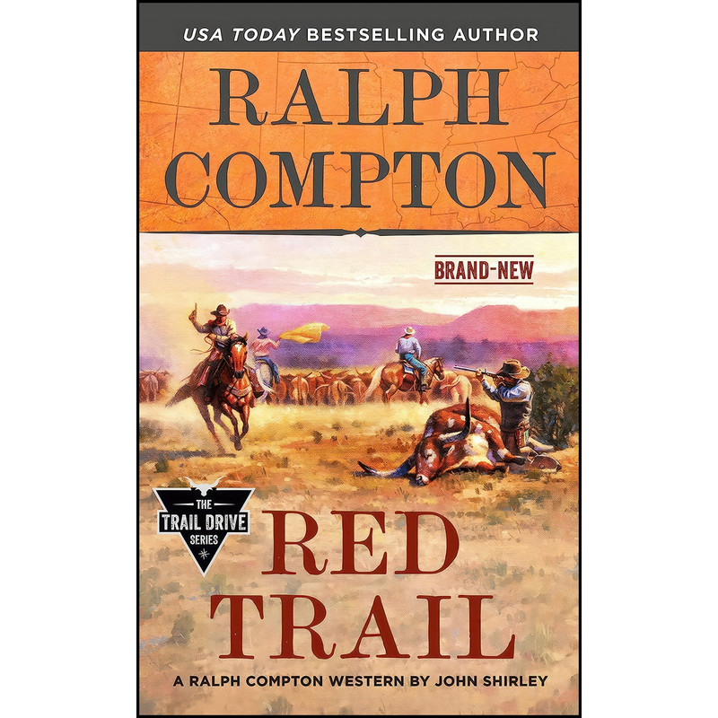 کتاب Ralph Compton Red Trail اثر John Shirley and Ralph Compton انتشارات Berkley