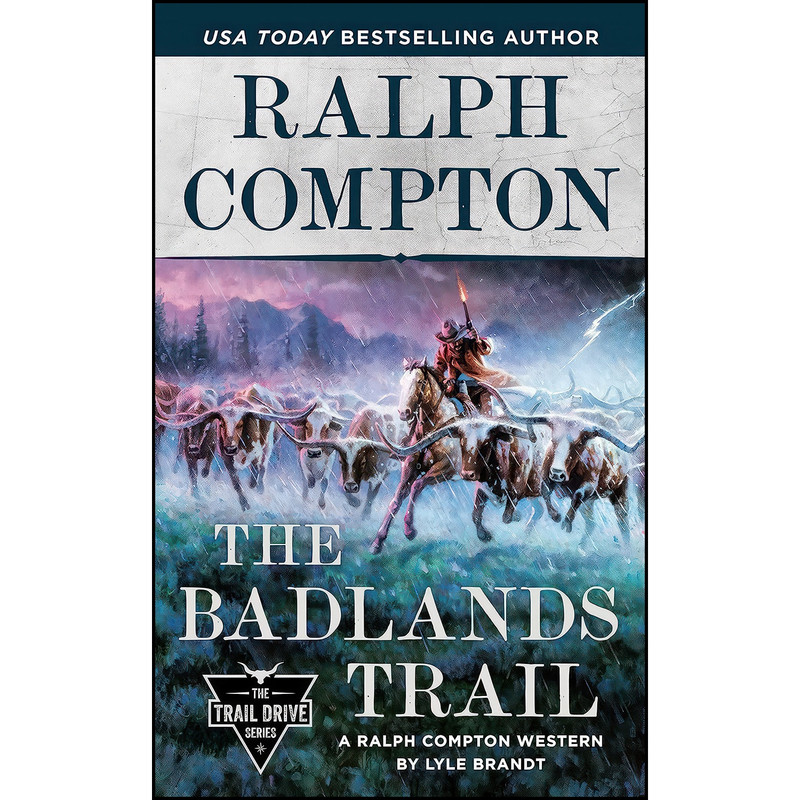 کتاب Ralph Compton The Badlands Trail اثر Lyle Brandt and Ralph Compton انتشارات Berkley