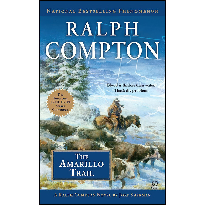 کتاب The Amarillo Trail اثر Jory Sherman and Ralph Compton انتشارات Berkley کتاب The Amarillo Trail اثر Jory Sherman and Ralph Compton انتشارات Berkley