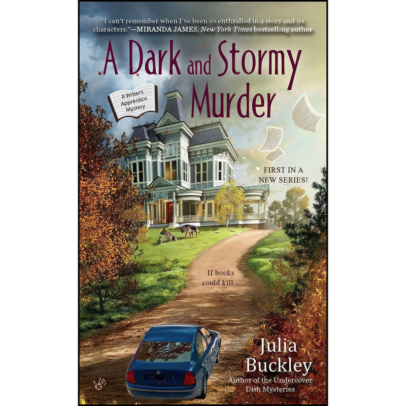 کتاب A Dark and Stormy Murder اثر Julia Buckley انتشارات Berkley