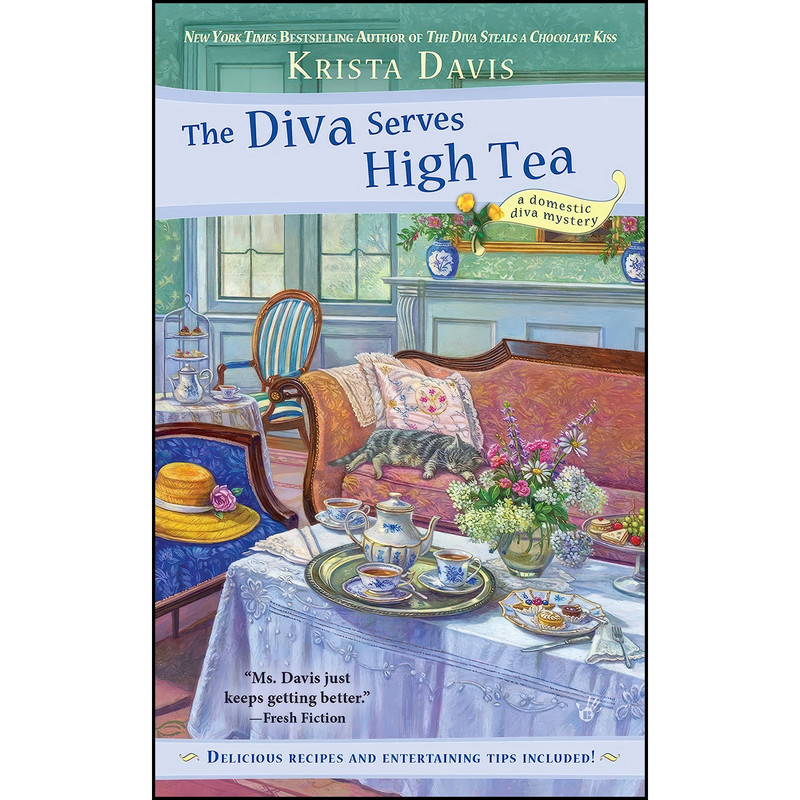 کتاب The Diva Serves High Tea اثر Krista Davis انتشارات Berkley
