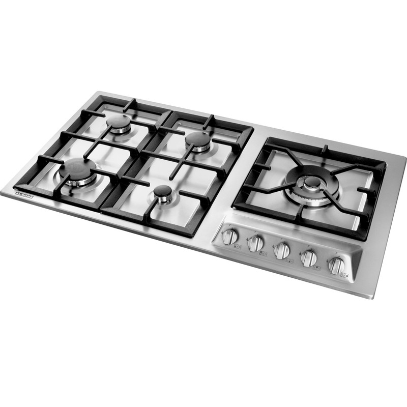 اجاق گاز صفحه‌ای پنج شعله استیل البرز مدل S-5909