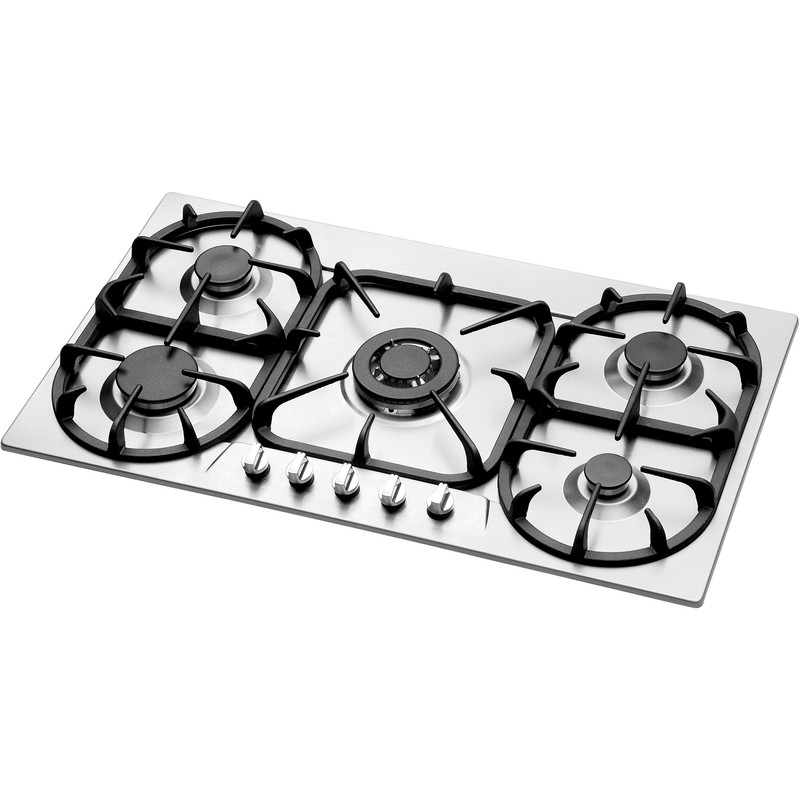 اجاق گاز صفحه‌ای پنج شعله استیل البرز مدل S-5905