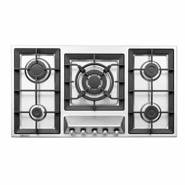 اجاق گاز صفحه‌ای پنج شعله استیل البرز مدل S5960i